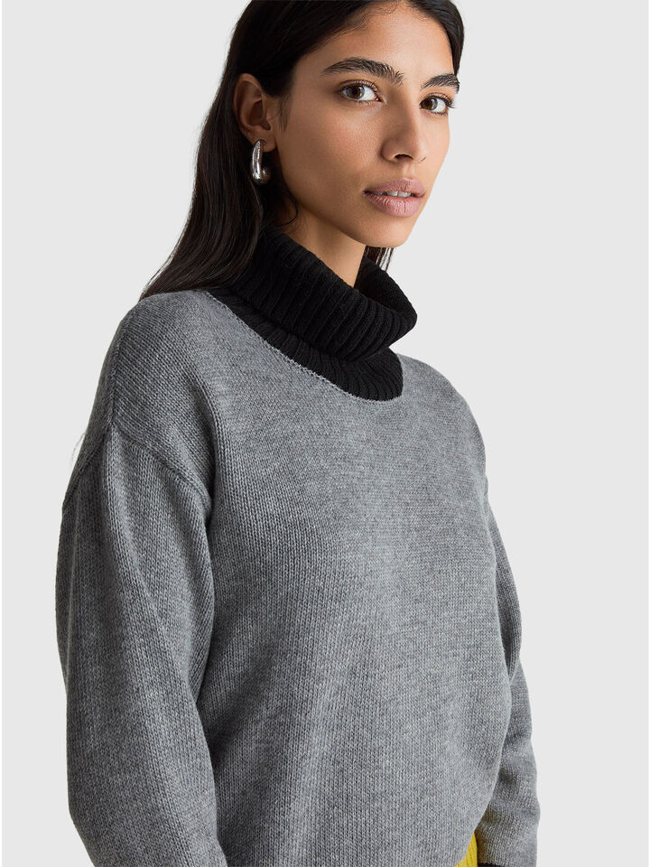 TURTLE NECK SWEATER Women image number 4